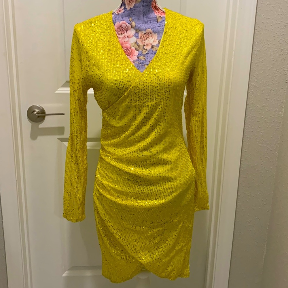 Empire State Sequin Mini Dress